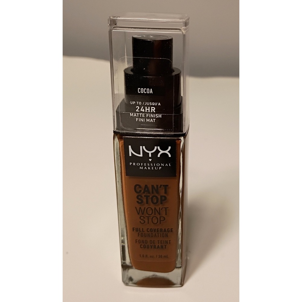NYX Can't Stop Won't Stop 24H Full Coverage Foundation Cocoa